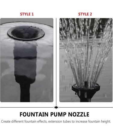 DOITOOL 8 Pcs Toy Submersible Water Pump Fish Pond Fountain Attachment Pump Head Kits Fountain Nozzle Heads Water Fountain Head Fountain Spray Heads Water Fountain Nozzle Suite 8pcs - Buy Online on GoSupps.com