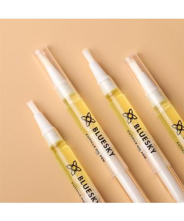Bluesky Hydrating Cuticle Oil Pen - Hand & Nail Treatment with Sweet Almond Oil, Coconut, and Jojoba for Dry Cuticles - Buy Online on GoSupps.com