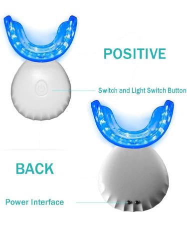 32LED Inductive Charging Teeth Whitening System - Accelerated Bleaching Trays Kit with 32 LED Lights (White) - Buy Online on GoSupps.com