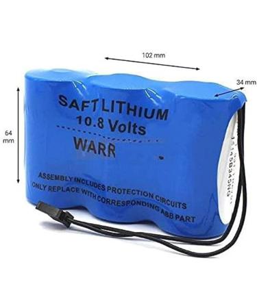 WELLVEUS 10 Pack 3HAC16831-1 Battery for ABB Robot Controller - 10.8V 17Ah | International Shipping Available - Buy Online on GoSupps.com