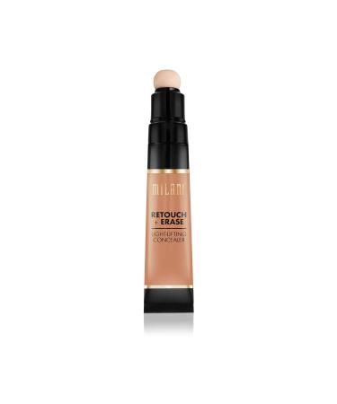 Milani Retouch + Erase Light-Lifting Concealer - Deep Honey (0.24 Ounce) Cruelty-Free Liquid Concealer with Cushion Applicator Tip to Cover Dark Circles  Blemishes & Skin Imperfections