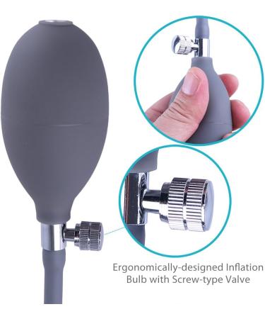 Lotfancy Manual Blood Pressure Cuff 20-42 cm | Aneroid Upper Arm Meter for Adults | Ideal for Emergency Services & Doctors - Buy Online on GoSupps.com