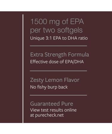 Nature's Way Ultra Pure Omega-3 Zesty Lemon 1000mg | 60 Softgels - Best Omega-3 Supplement - Buy Online on GoSupps.com