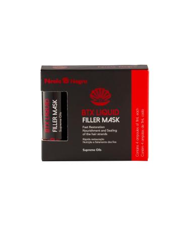 P rola Negra Btx Liquid Filler Mask - Fast Hair Restoration & Nourishment | 4x11ml Ampoules - International Shipping Available - Buy Online on GoSupps.com