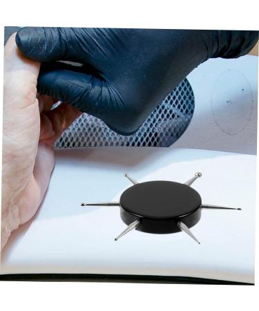 minkissy 5pcs Nail Art Drill Pen Circular Dotting Tool Nail Stone Picker Pen Nail Art Embossing Stylus Nail Art Tip Dotting Pens Ball Stylus Dotting Tools Nail Tools Acrylic Round Crystal 6.9x6.9cmx5pcs Blackx5pcs - Buy Online on GoSupps.com