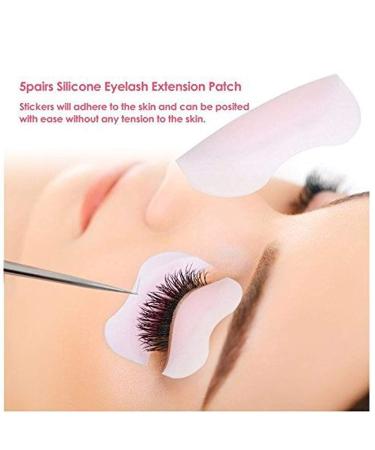 Pack of 10 Premium Silicone Pads for Eyelash Extension Perfect for Professionals & DIY - Buy Online on GoSupps.com