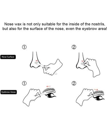 Anself Nose Hair Removal Wax Kit - Effective Nose Wax Set with Application Pens & Moustache Stickers for Smooth Hair Removal - Buy Online on GoSupps.com