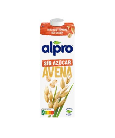 Alpro Haferdrink Without Sugar 1L - Vegan Lactose-Free High in Fiber Enriched with Calcium & Vitamins | Durable Oat Milk | International Shipping - Buy Online on GoSupps.com