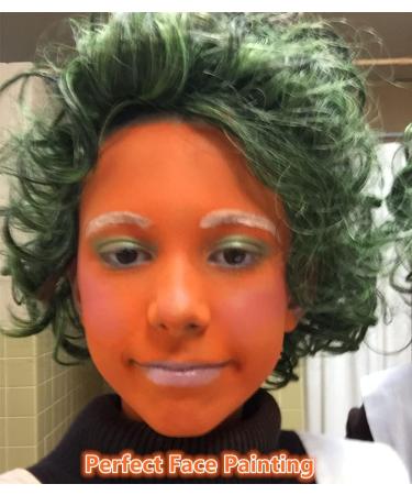 Mysense Cream-Blendable Orange Face Body Paint Stick (1.06 Oz) Orange Makeup Stick for Adults Children Halloween Cosplay SFX Makeup Waterproof Orange Eye Black Stick - Buy Online on GoSupps.com