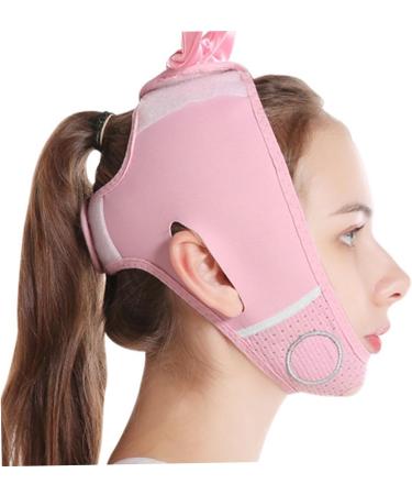 Ipetboom Double Chin Reducer Strap 1pc Thin Body Belt Lift Belt -lifting Artifact Belt Chin up Lifting Strap Breathable Band Chin Strap V Pink Neoprene Plus Nylon Mesh Lifting Belt - Buy Online on GoSupps.com