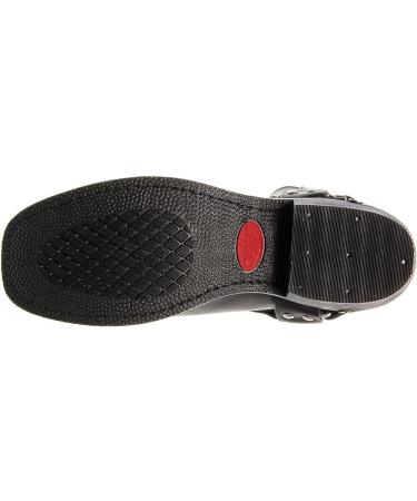 Dingo Men's Chopper Square Toe Mid Calf Boots - Black | Size 13 X-Wide - Buy Online on GoSupps.com
