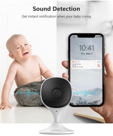 Imou 1080P Home Security Camera 2 Pack with Night Vision, 2-Way Audio, Human & Sound Detection | WiFi Indoor Camera Dog Cam | Works with Alexa | 2MP - Buy Online on GoSupps.com