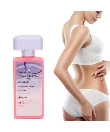 Zjchao Professional Wax Roller depilatory waxing roller Refill Soft Wax Roller Cartridge for Salon Painless Fast Waxing 150g (pink)