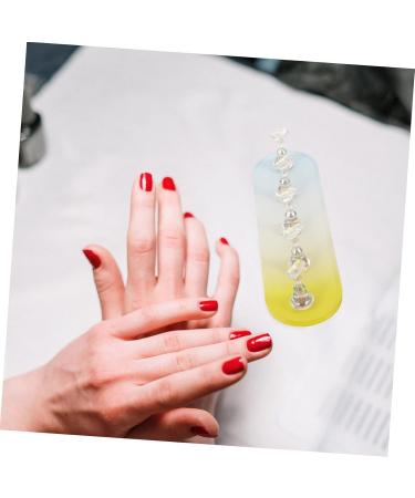 Ipetboom 1 Set Nail Practice Holder Nail Holders for Nail Painting Nail Display for Nail Painting Nail Rest Training Nail Display Diy Display Stands for False Nail Tip Aurora Oval Plastic - Buy Online on GoSupps.com