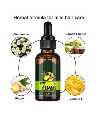 Hair Growth Serum - Ginger Oil for Stronger Hair | Hair Loss Solution for Men & Women | 1 Piece - Buy Online on GoSupps.com