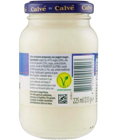 Calv Bont Fresca Mayo Mayonnaise with low-fat yogurt 225 ml - Buy Online on GoSupps.com