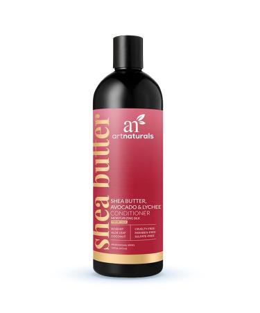Artnaturals Shea Butter Avocado & Lychee Conditioner Moisturizing Silk For Dry Hair 16 fl oz (473 ml)