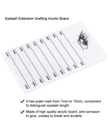7-15mm Eyelash Tray Stand - Acrylic Eyelash Extension Grafting Tool & Holder Palette for Makeup - Buy Online on GoSupps.com