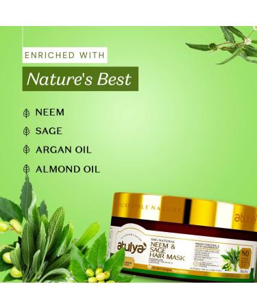 Hair Mask for Dandruff & Hair Fall Control | Paraben & Sulphate Free | 200gm - All Hair Types - Buy Online on GoSupps.com