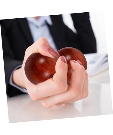 Homsfou 4-Piece Roller Balls Massage Set | Baoding Fitness & Acupunkt Therapy Balls - Wooden Hand Massagers for Health & Exercise - Buy Online on GoSupps.com