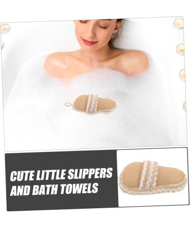 FRCOLOR Exfoliating Shower Scrubber - Bath & Body Wash Slippers | Cute Cleaning Tool for Adults | International Shipping Available - Buy Online on GoSupps.com