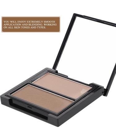 Healifty Palette Cosm tique 2 Couleurs Compacte Illuminatrice et Poudre Ombrer pour Visage Contours et Nez Usage Professionnel et Quotidien - Buy Online on GoSupps.com