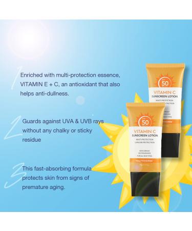 NEUTRIHERBS Tinted SPF 50 Sunscreen for Face & Body - Broad Spectrum PA++++ Sunblock with Vitamin E & Vitamin C - Buy Online on GoSupps.com