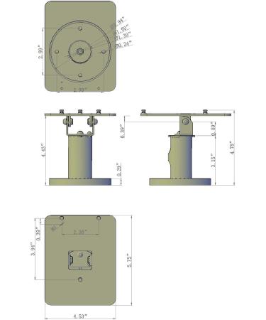 Swivel Metal Stand for Pax PX7 | Complete Kit | Sturdy & Durable | International Shipping - Buy Online on GoSupps.com