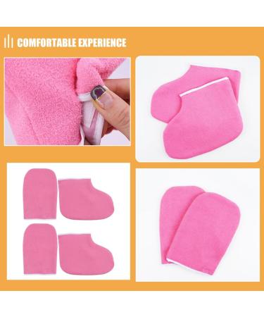 1ensemble De Paraffine Mitaines Thermiques Pour Mains Soins Relaxants Pour Spa Domicile Retention De Chaleur Optimale Pour Mains Froides - Buy Online on GoSupps.com