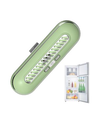 Fridge Deodorizer - with Charging Cable Scent Remover and Air Purifier Small Freezer Deodorizer for Closet Outperforms Activated Carbon and Baking Soda Bairong Green