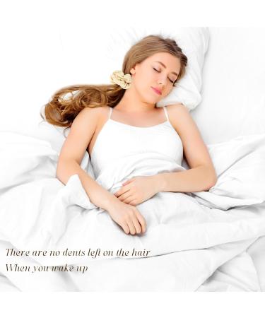 Kavya Hair Scrunchies for Women large Silk Scrunchie Satin Hair Tie Elastics Hair Bobbles Traceless Scrunchy Ponytail Holders Hair Accessories for Women and Girls with Fine Thick Hair - Buy Online on GoSupps.com