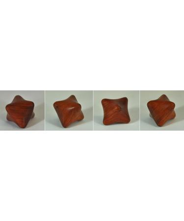 Handcrafted Hardwood Massage Cube - Premium Quality for Relaxation & Wellness - Buy Online on GoSupps.com