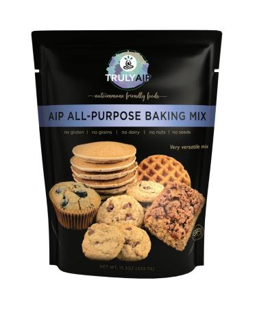Truly AIP All-Purpose Baking Mix - Makes Cookies Muffins Scones Pancakes Waffles Cake - Pumpkin Banana  Zucchini bread - Gluten Free - Autoimmune Protocol Paleo Approved (15.3 oz (433.7 g)) 1 Count (Pack of 1)