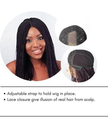 WOW BRAIDS Twisted Micro Million Twist Wig 22 Ombre 2/30 - Synthetic Hand Braided Wig for Black Women - Buy Online on GoSupps.com