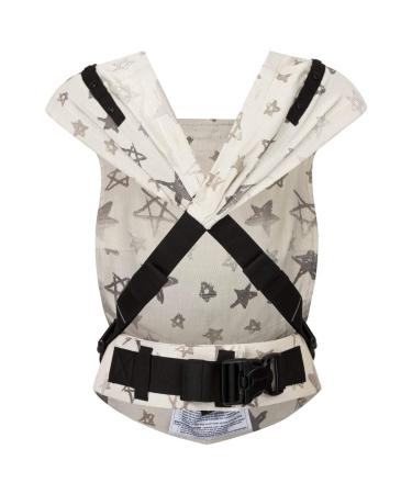 Hoppediz Baby Carrier Primeo for Newborns | 100% Organic Cotton | Belly Stretcher & Back Carrier | Singapore Gray - 1 Piece - Buy Online on GoSupps.com