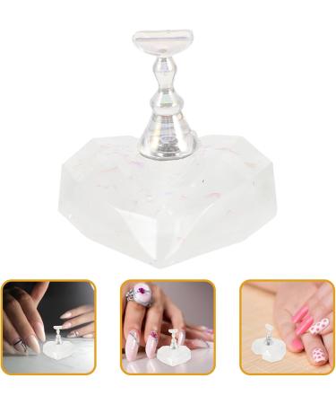 Ipetboom Nail Art Stand 1 Set Nail Tip Practice Display Fake Nail Holder Nail Stand for Painting Nails False Nails Nail Art Display Stand Nails Supply Magnet Training Rack Japanese-style 3.8x3.6cm As Shown - Buy Online on GoSupps.com