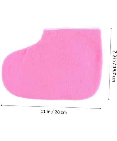 Housoutil Wax Mittens Wax Sock Feet Hand Care Glove Foot Tool Work Pink medium Pink - Buy Online on GoSupps.com