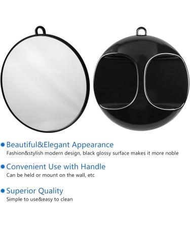 Beauty Mirror Professional Hand held Round Mirror with Handle for Personal & Hair Salon Use - Buy Online on GoSupps.com
