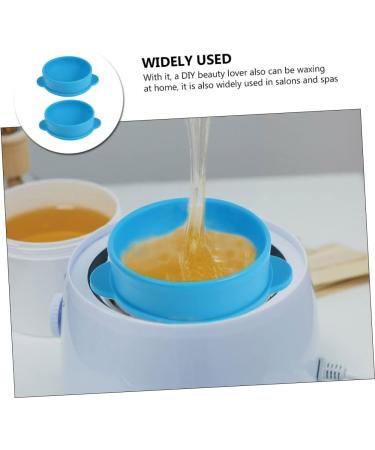 Minkissy Melting Wax Bowl Set - Non-Stick Silicone Wax Heater Accessories - High-Temperature Resistant & Foldable Beauty Tool - 13.2x11cm - Buy Online on GoSupps.com