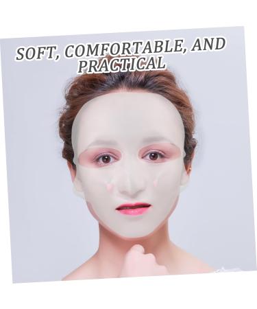 WATIIFUFU Useful Silicone Facial Covers Beauty Accessory Moisturizing Silicone Covers Skin Care Moisturizing - Buy Online on GoSupps.com