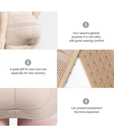 Buy MILISTEN Postpartum Corset Support Girdle - Adjustable Elastic Abdominal Binder & Belly Wrap for Postnatal Recovery - Buy Online on GoSupps.com
