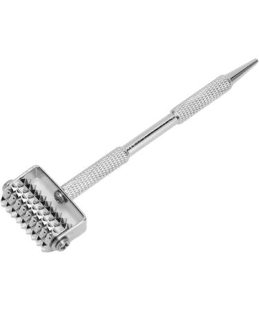 Stainless Steel Trigger Point Roller Pencil - Painless Meridian Massager for Pain Relief | Auric Therapy Cup & Face/Body Massage - Buy Online on GoSupps.com
