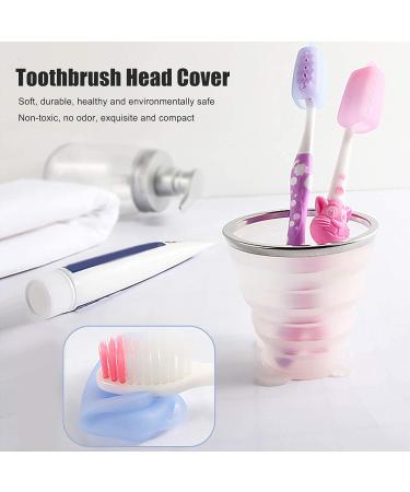 Toothbrush Headgear | Silicone Electric Toothbrush Protective Cap for Home & Travel (Green) - Shop Now! - Buy Online on GoSupps.com