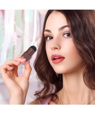 Healvian Hairline Shadow Powder Sticks Instantly Hair Shadow Waterproof Hair Root Concealer For Women Men 2Pcs Black - Buy Online on GoSupps.com