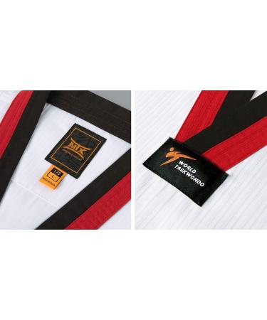 MOOTO Korea Taekwondo MTX S2 Basic Uniform Poom Neck Dobok Martial Arts Jujitsu Gym School Academy Poomse Training Uniforms 140 (Height : 140149cm)(4.594.89ft) - Buy Online on GoSupps.com