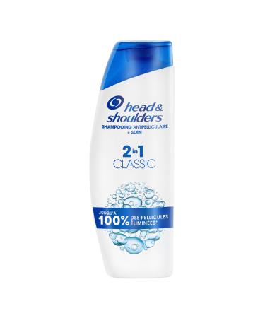 Head & Shoulders Classic 2 in 1 Anti-Dandruff Shampoo 300ml. Up to 100% Dandruff Removal, Clinically Proven. All Hair Types. Daily Use. Refreshing