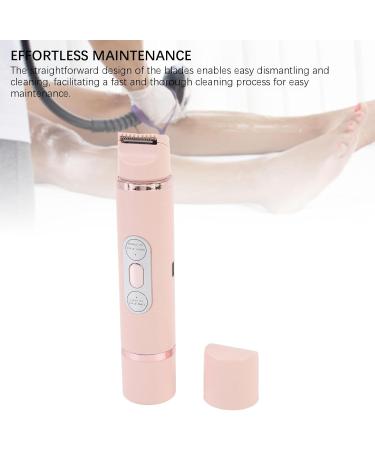 Body Hair Trimmer for Women Hair Trimmer 2 in 1 for Women Type C Leg Strain Armpits Lips Bikini PINK Pink - Buy Online on GoSupps.com