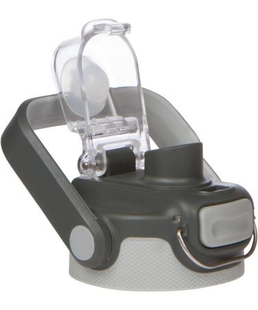 Healthy Human FLIP N SIP Lid - Leak-Proof & Dishwasher Safe | Durable Bottle Cap with Metal Clip & Wide Mouth - Buy Online on GoSupps.com