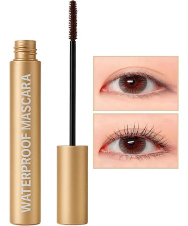 Mascara For Older WomenWaterproof Eyelash Mascara AntiSmudge Primer Thick Eyelashes Sweatproof for Sensitive Eyes Women for Performances Swimming Wedding Evening Brown - Buy Online on GoSupps.com