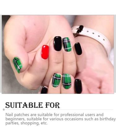 dijiusidy Nail Art Stickers Self-Adhesive Fingernail Decal with Strap Glue DIY Art Decor Full Cover Manicure Kits for Women Girls YMX199 - Buy Online on GoSupps.com